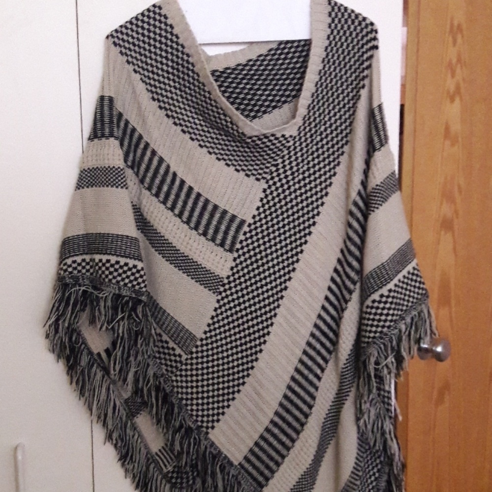 Cardigan poncho